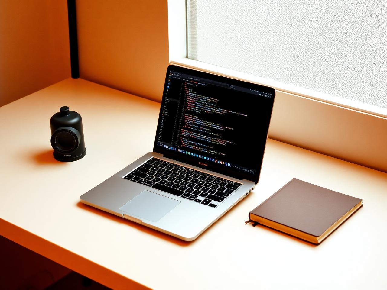 Workspace with an active code editor and engineering setup